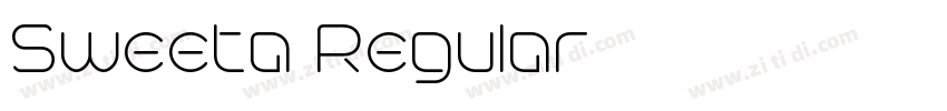 Sweeta Regular字体转换